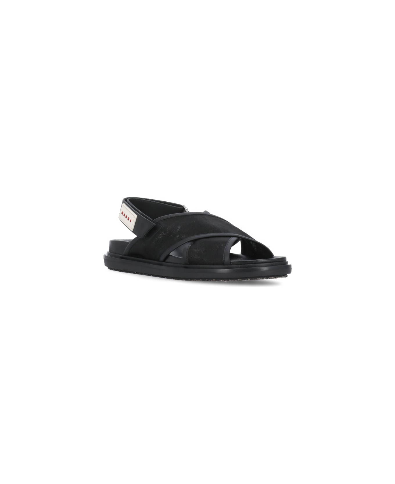 Marni Logoed Sandals - Black