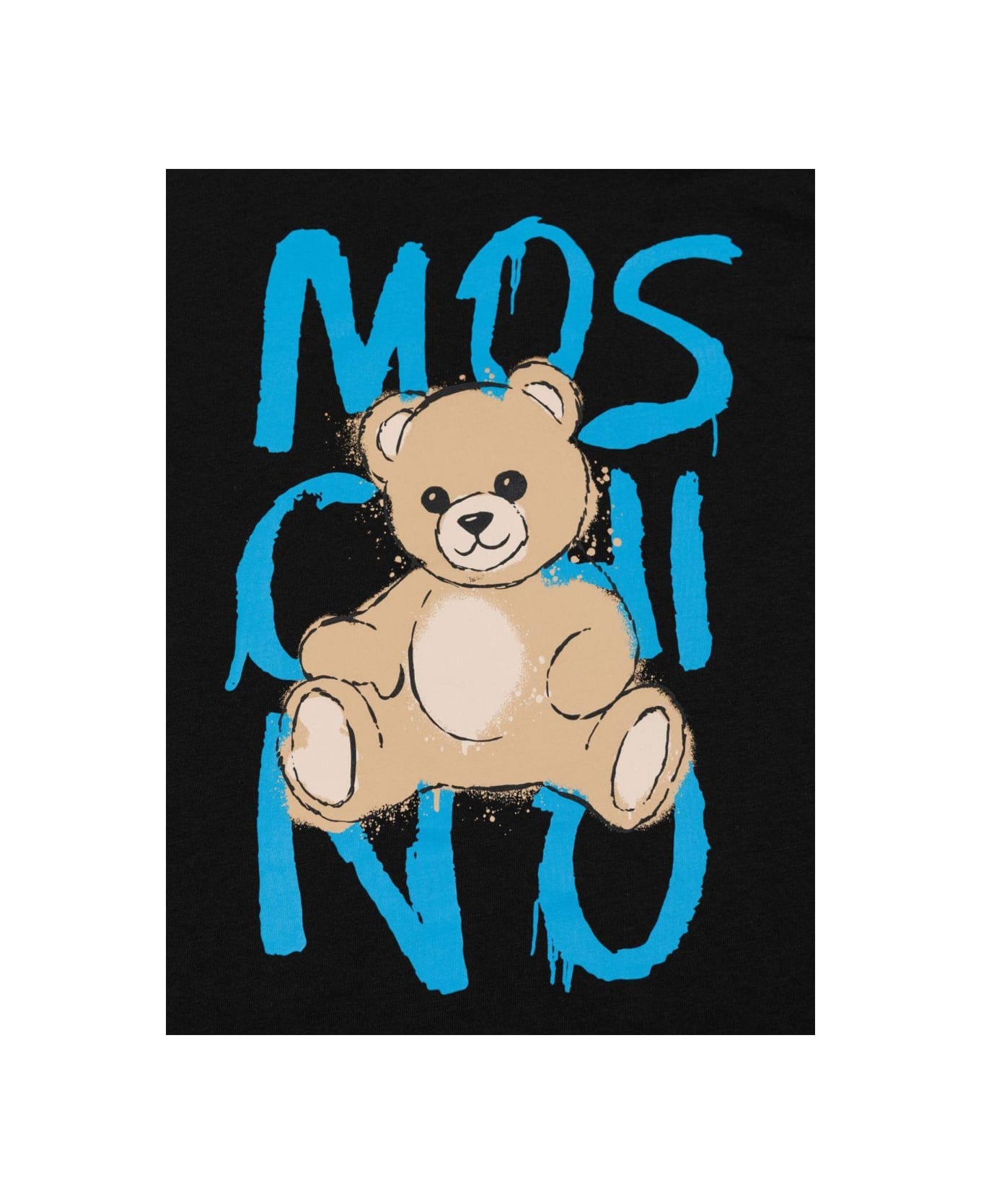 Moschino "maxi" Logo T-shirt - BLACK