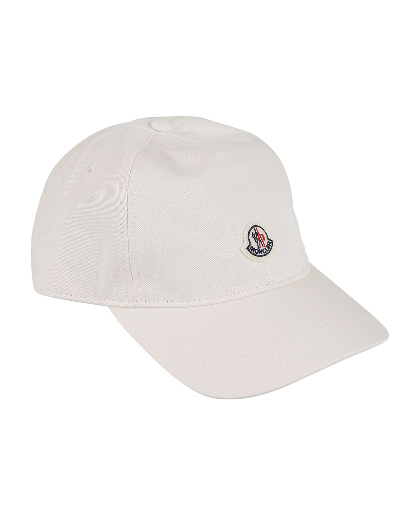 Moncler Logo Patched Baseball Cap - Beige