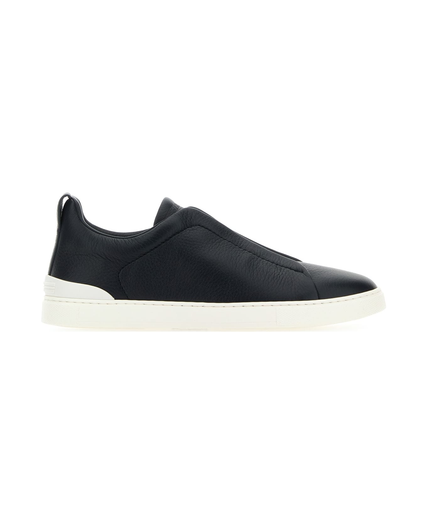 Zegna Triple Stitch Low-top Sneaker - NAV