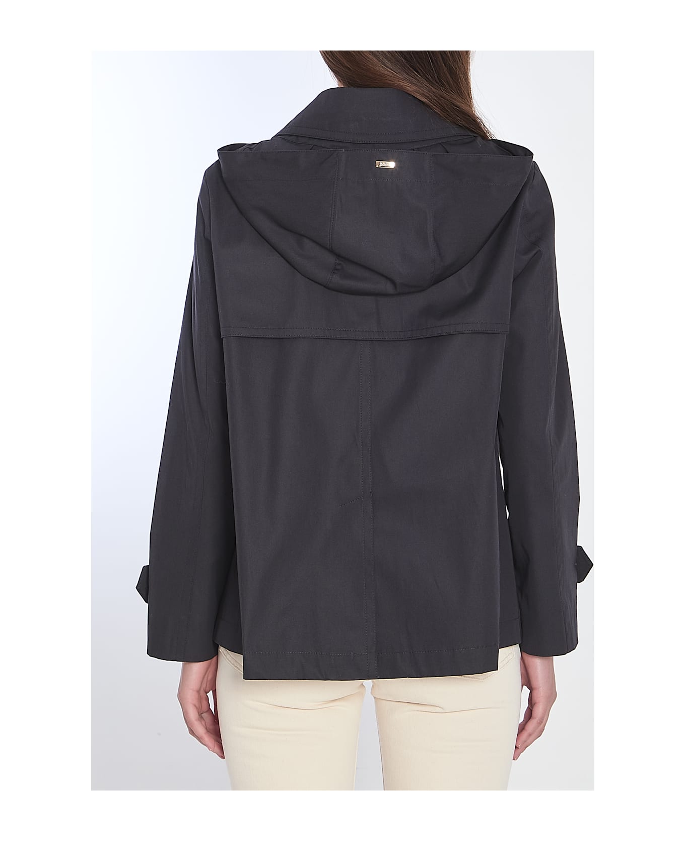 Herno Waterproof Peacot - BLUE
