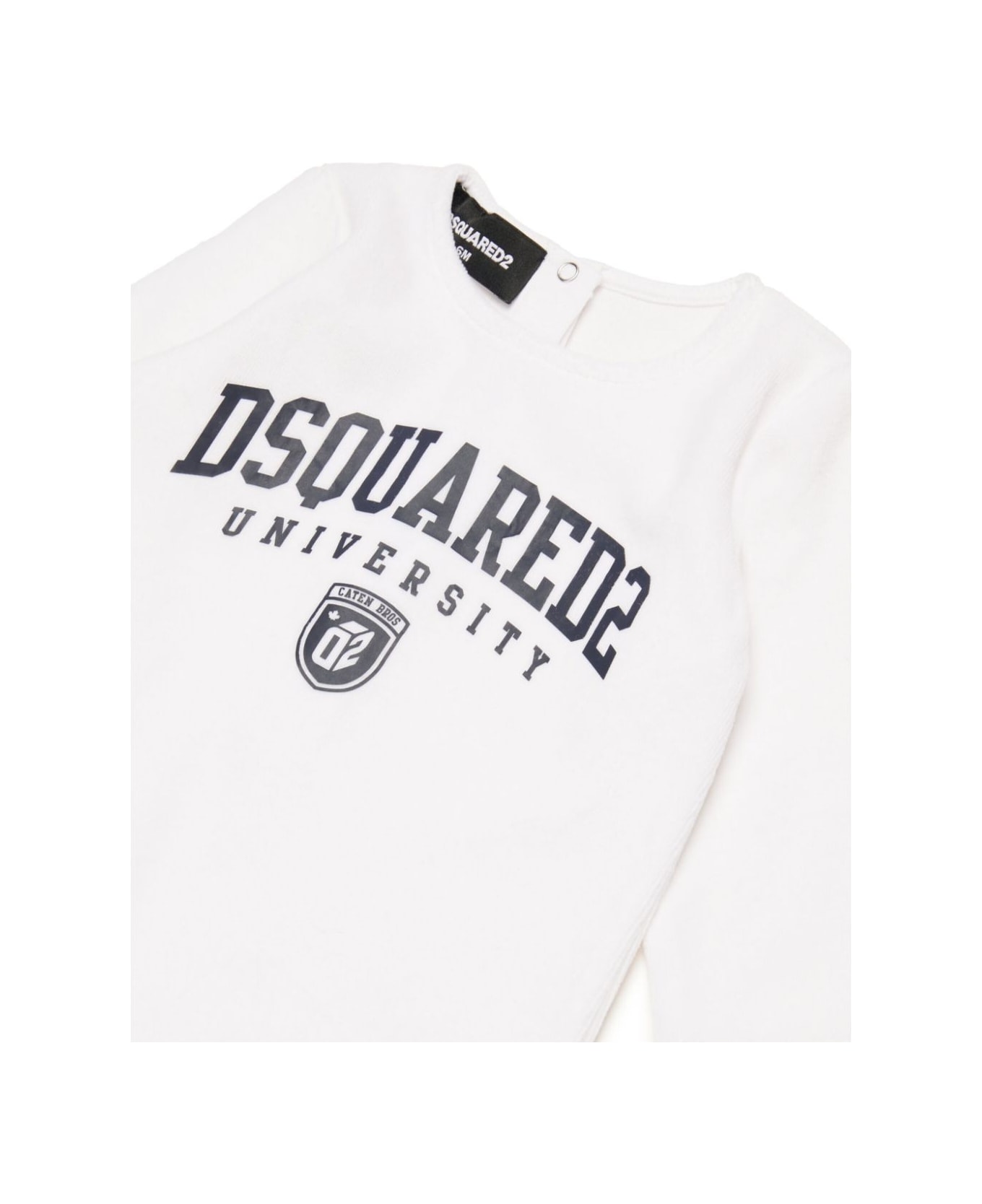 Dsquared2 Tutina Con Stampa - White