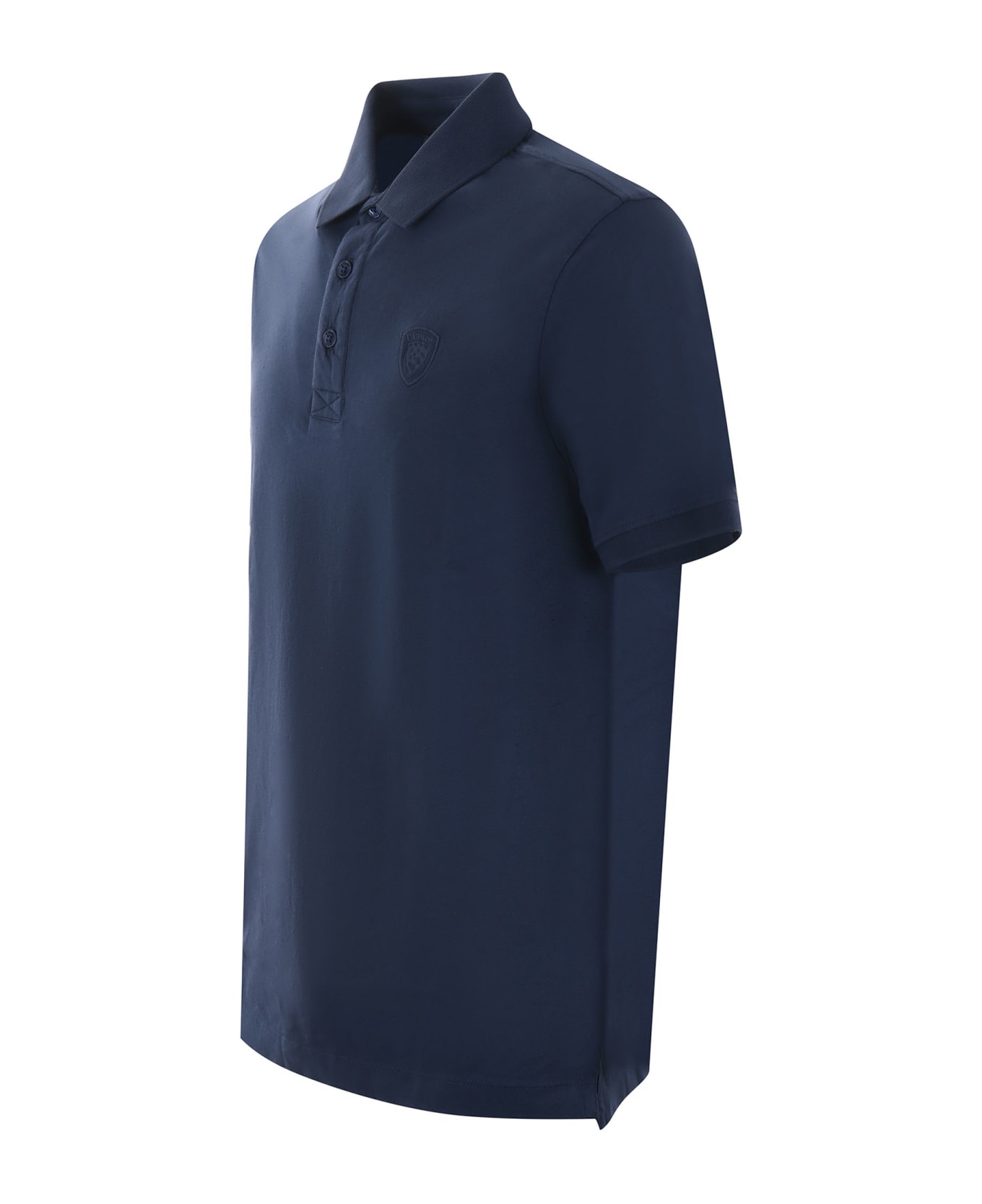 Blauer Polo Shirt - Blu