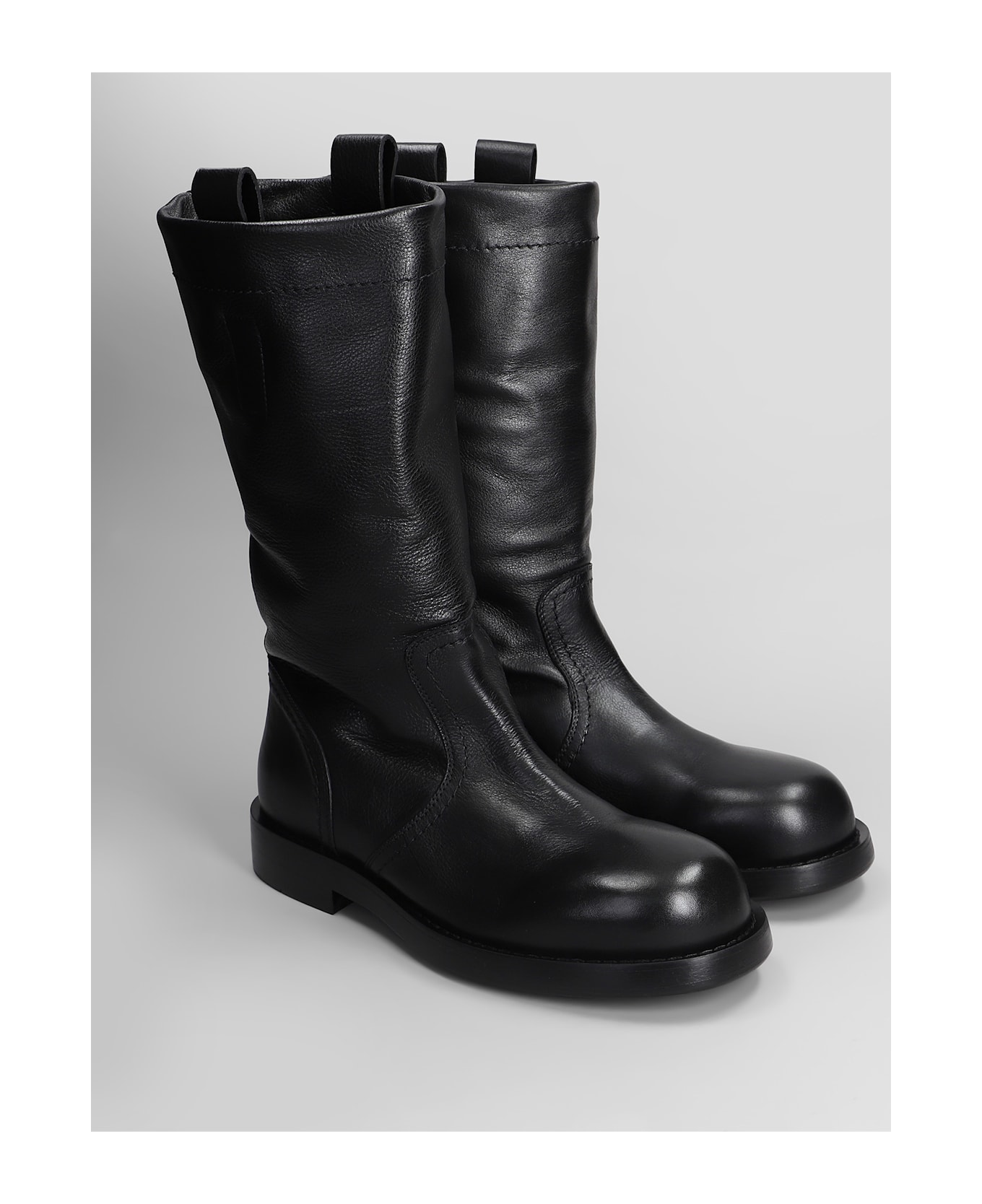 Ann Demeulemeester Bente Boots In Black Leather - black