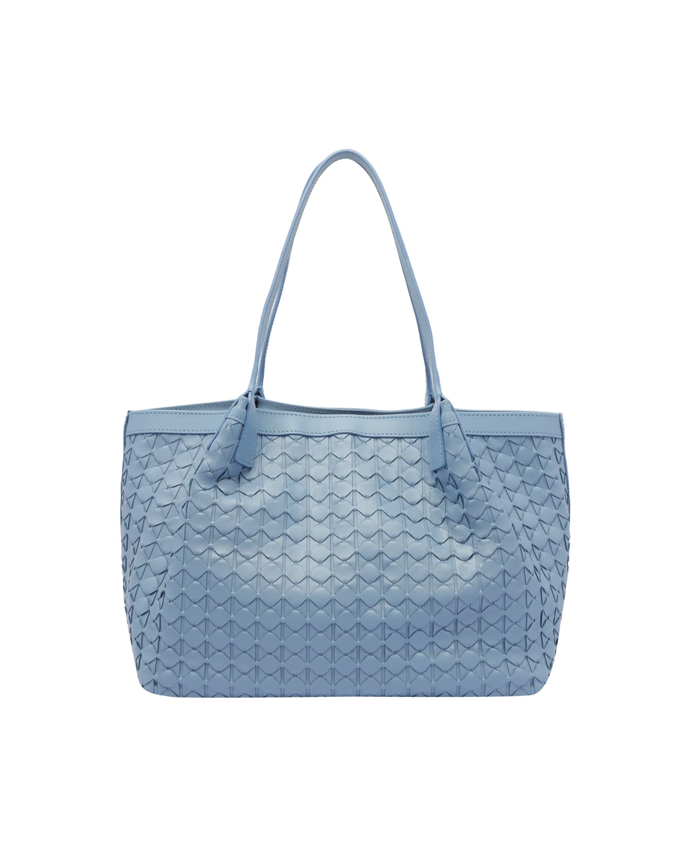 Serapian Small Secret Mosaico Tote Bag - Blue