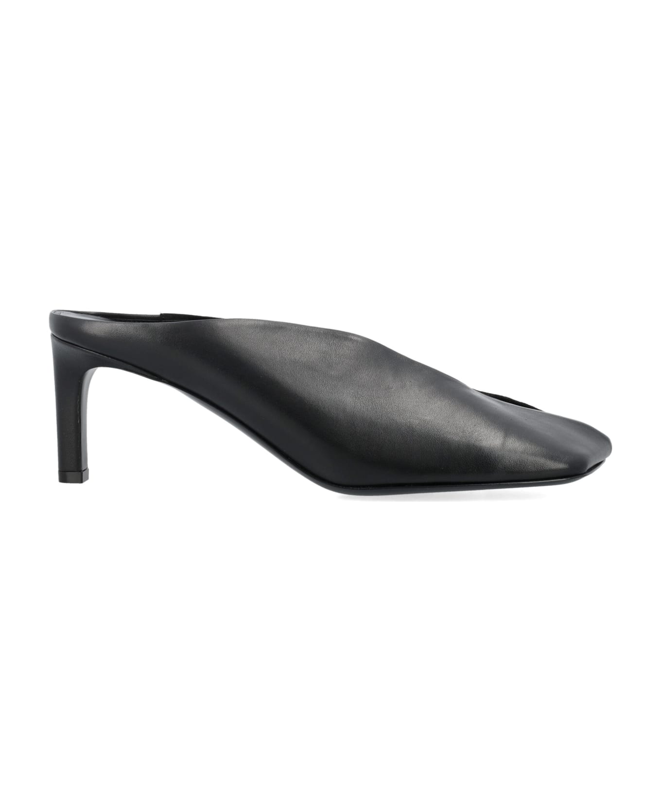 Jil Sander High-heeled Mules - BLACK