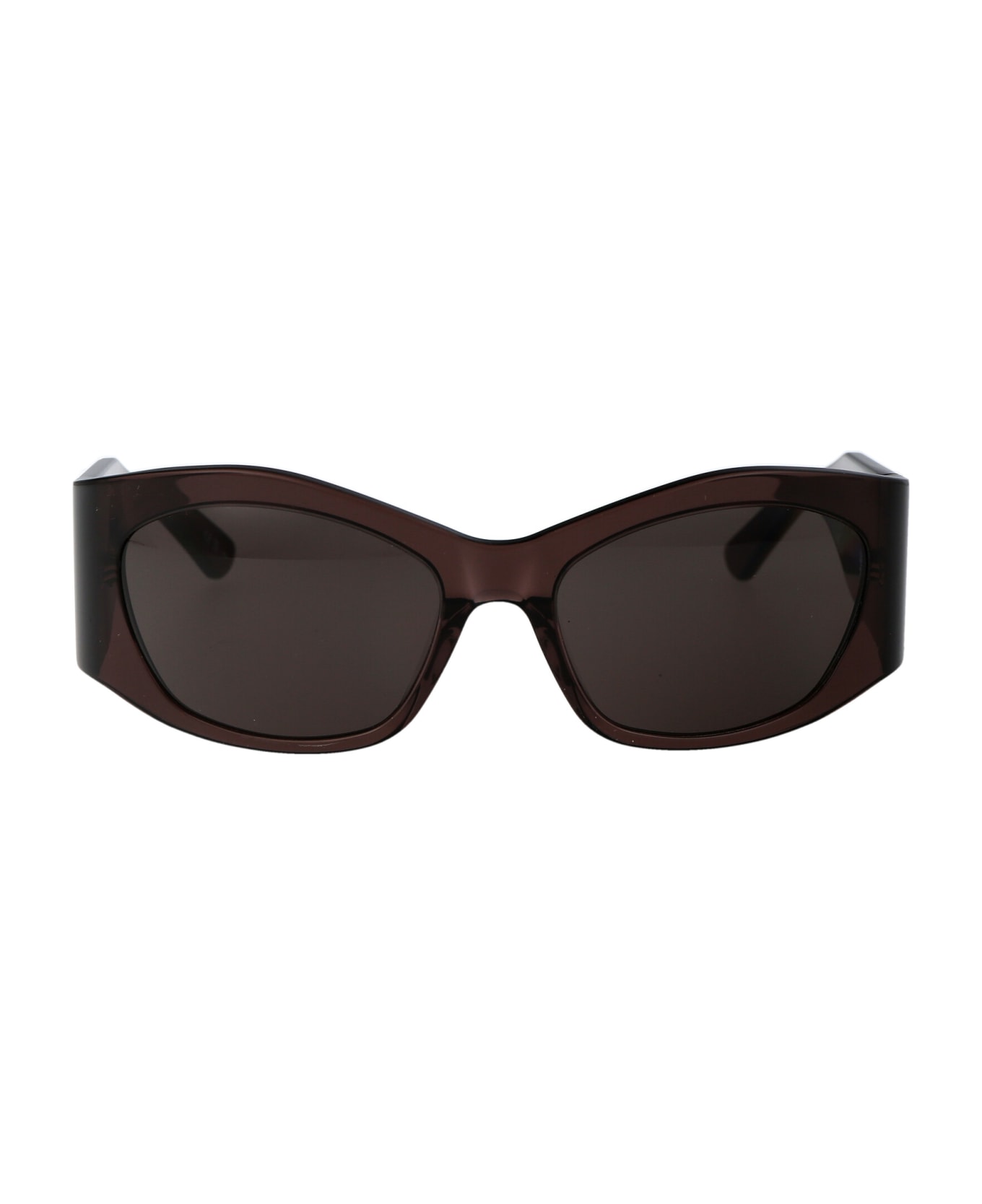 Balenciaga Eyewear Bb0329s Sunglasses - 004 BROWN BROWN GREY