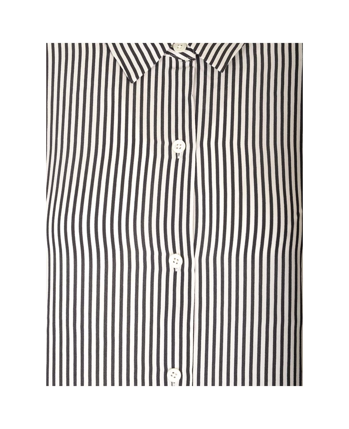 Equipment Striped Shirt - White