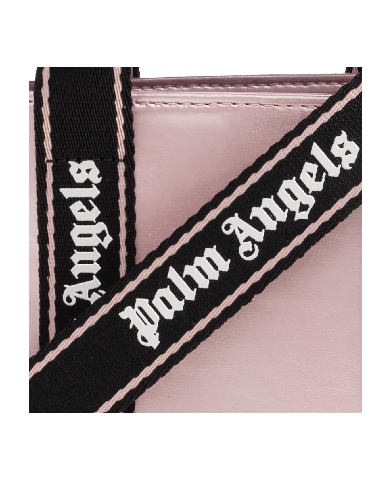 Palm Angels Kids Shoulder Bag With Logo - Pink Black アクセサリー＆ギフト