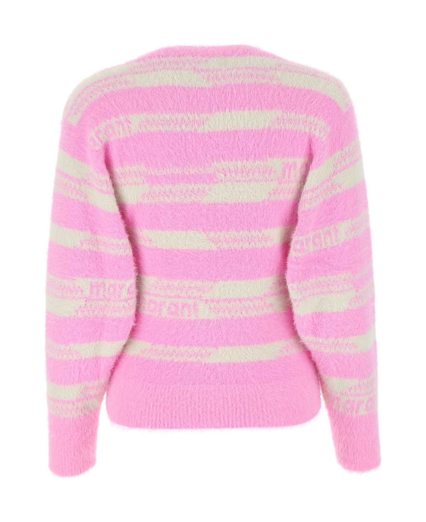 Marant Étoile Embroidered Nylon Orson Sweater - Pink
