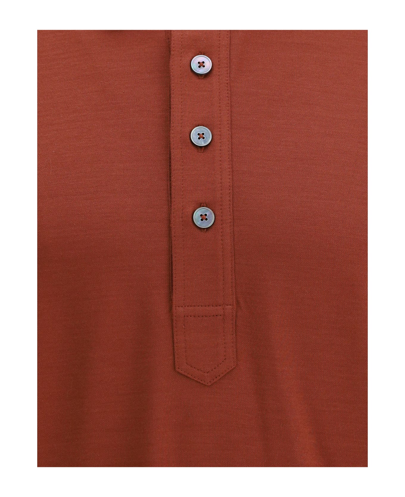 Zegna Leggerissimo Polo Shirt - BROWN