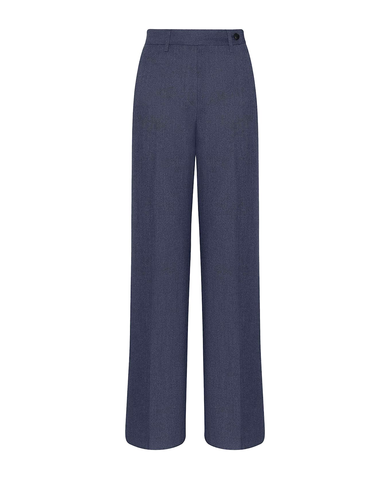 Kiton Trousers Virgin Wool - BLUE