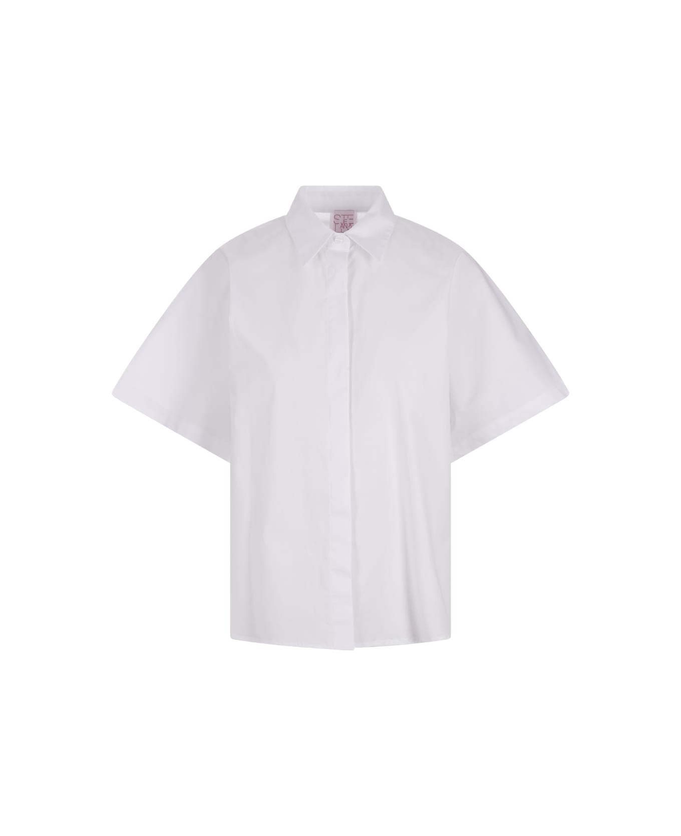 Stella Jean White Shirt With Short Sleeves - White