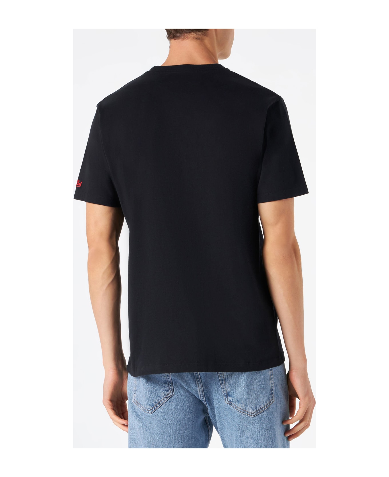 MC2 Saint Barth T-shirt Warm Cotton With Diabolik Print | Diabolik Special Edition - BLACK