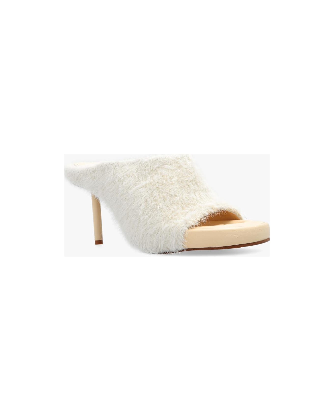 Jacquemus 'nuvola' Heeled Mules - WHITE