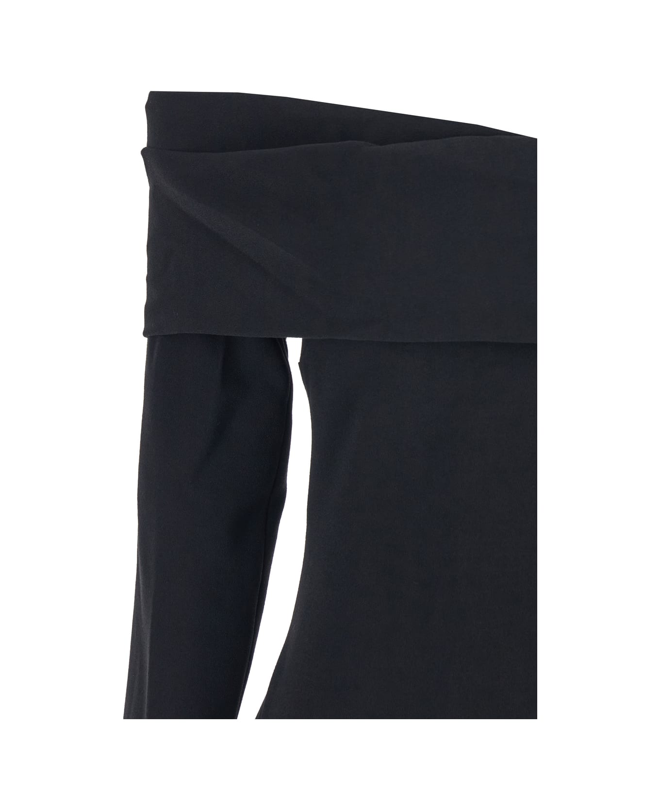 Solace London 
yuni
 Black Dress With Square Neckline And Back Closure In Fabric Woman - Black