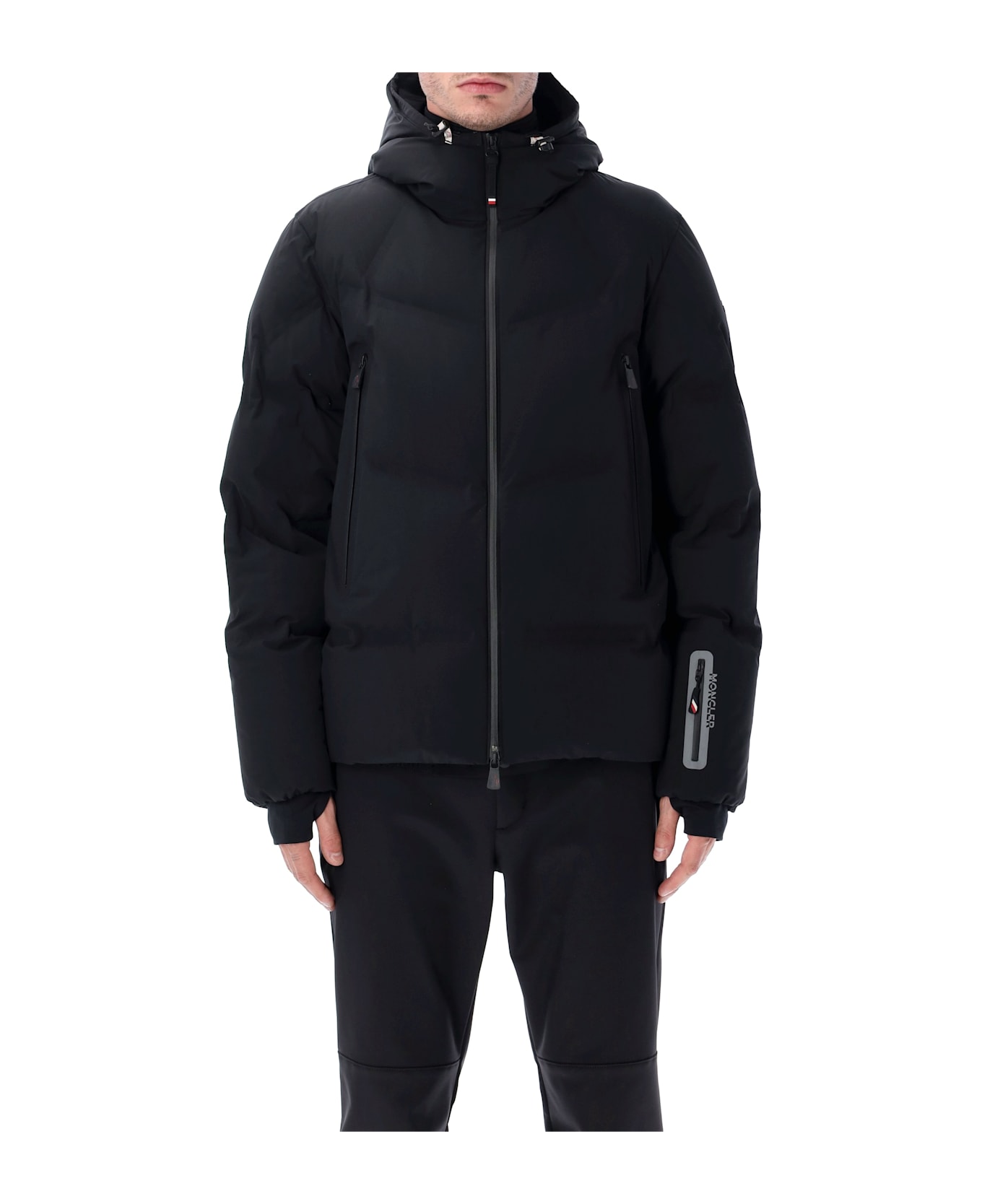 Moncler Grenoble Angren Hooded Down Ski Jacket - BLACK