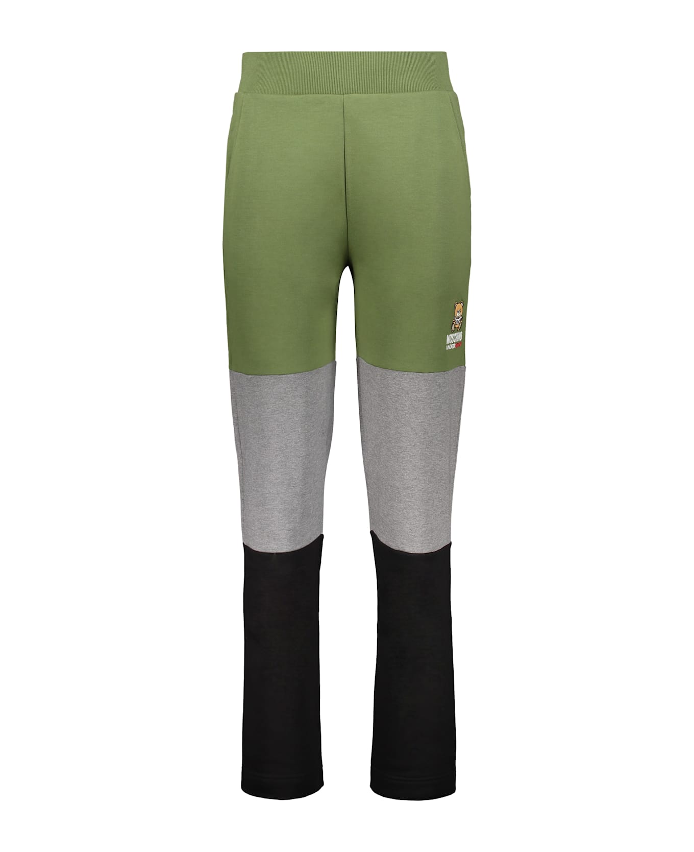 Moschino Logo Print Sweatpants - green