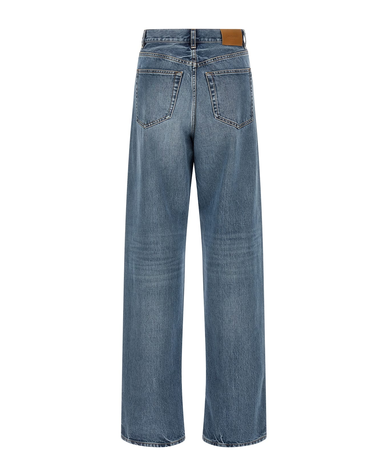 Saint Laurent V-shaped Waist Jeans - Light Blue