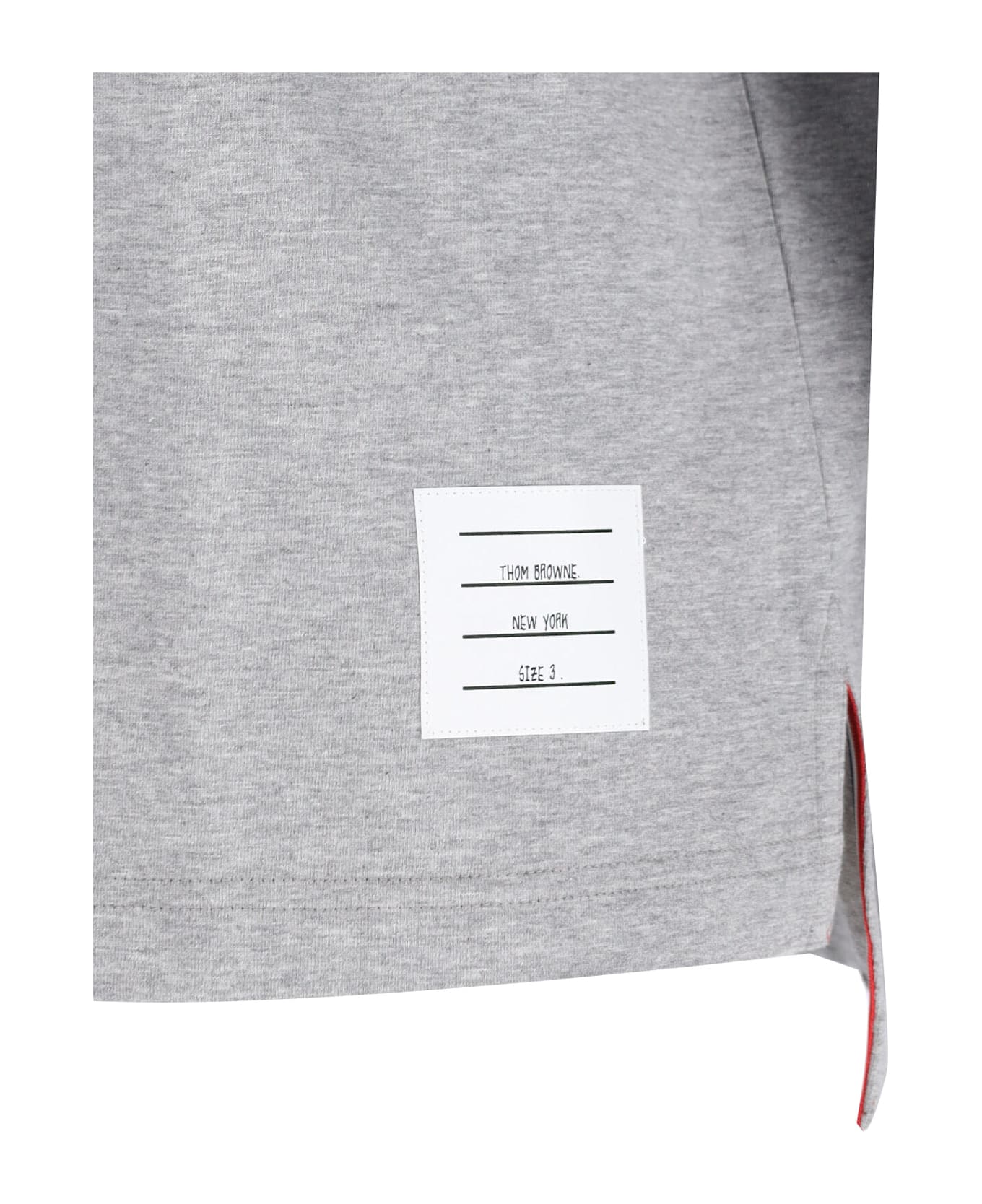 Thom Browne Logo T-shirt - Gray