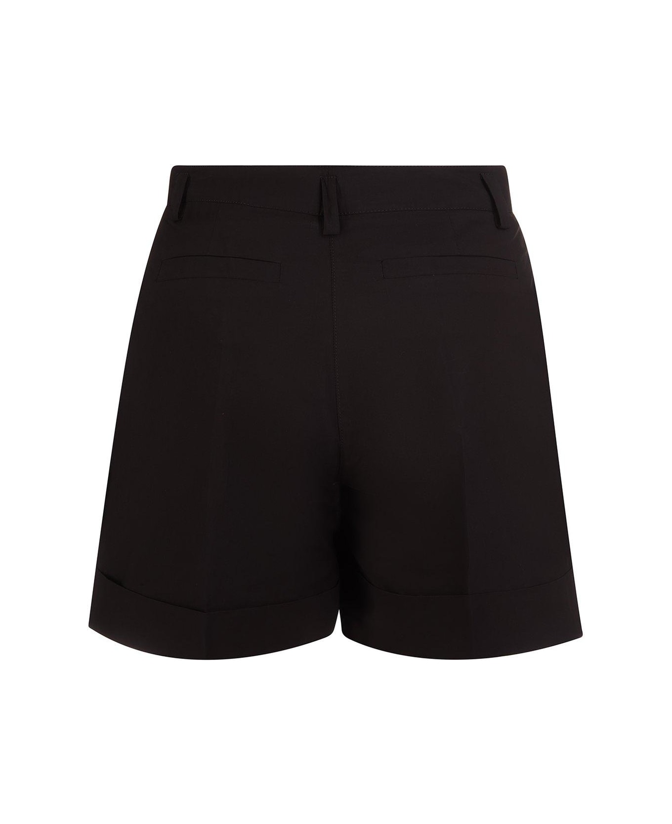Parosh Pleated Tailored Shorts - NERO