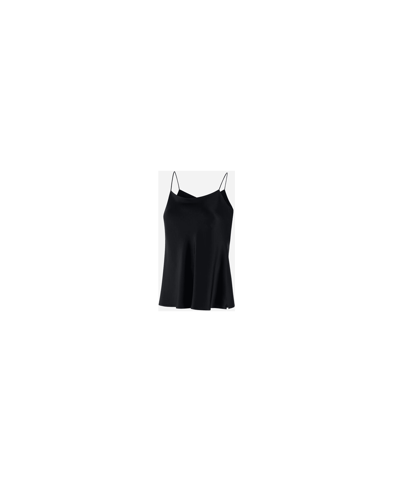 Herno Top Satin Effect - Nero