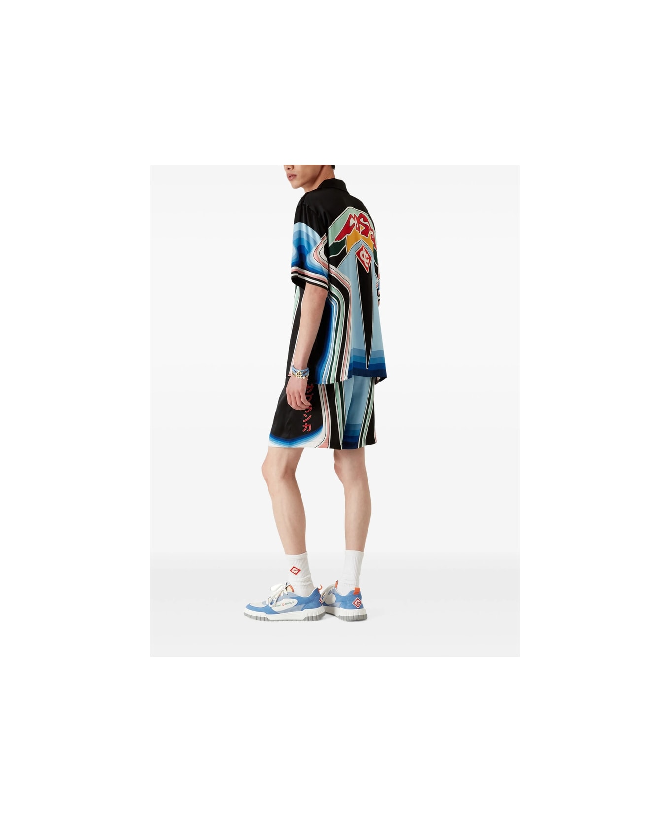 Casablanca Short - BLACK/BLUE