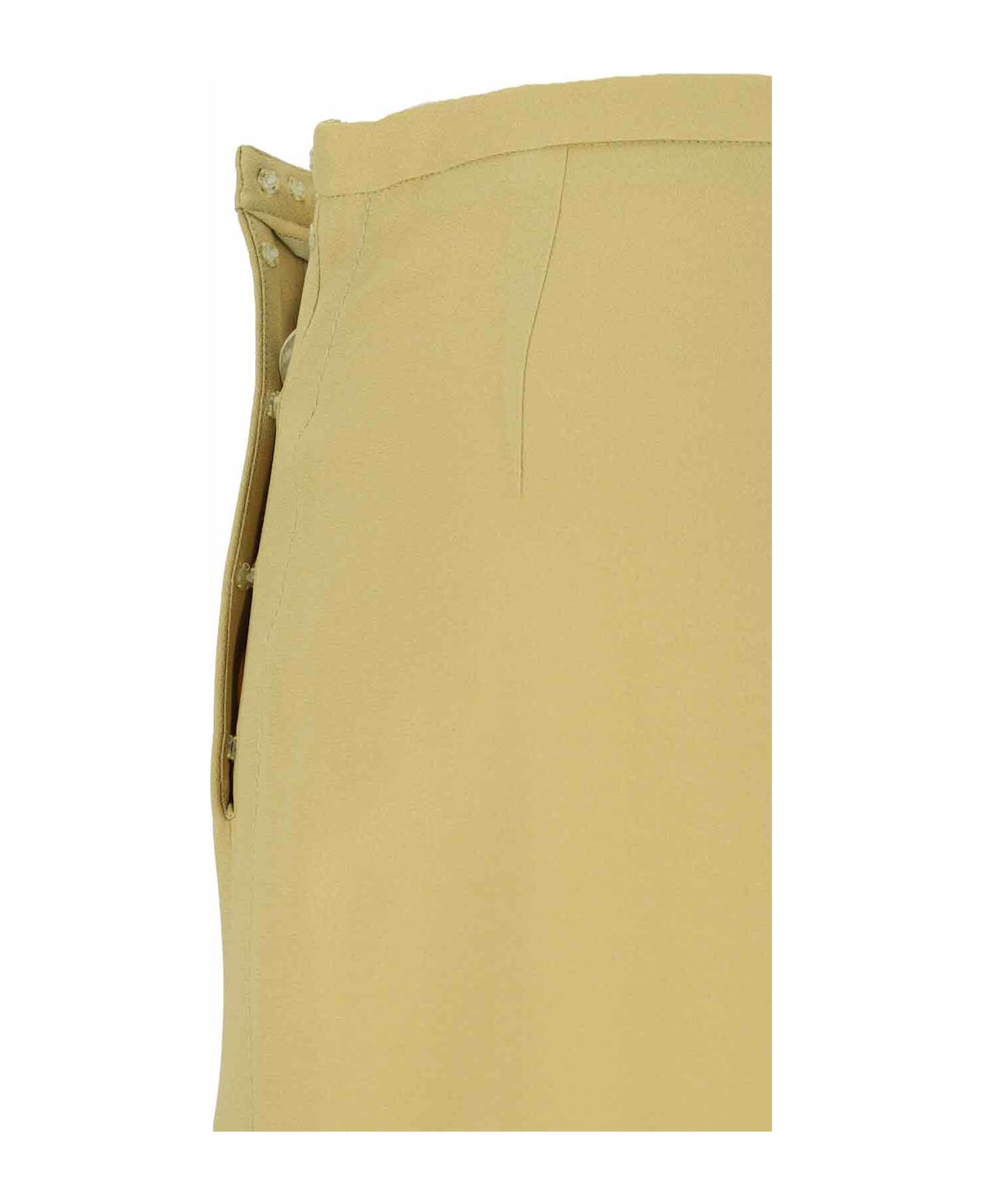 Gucci Midi Skirt With Slit - Gold