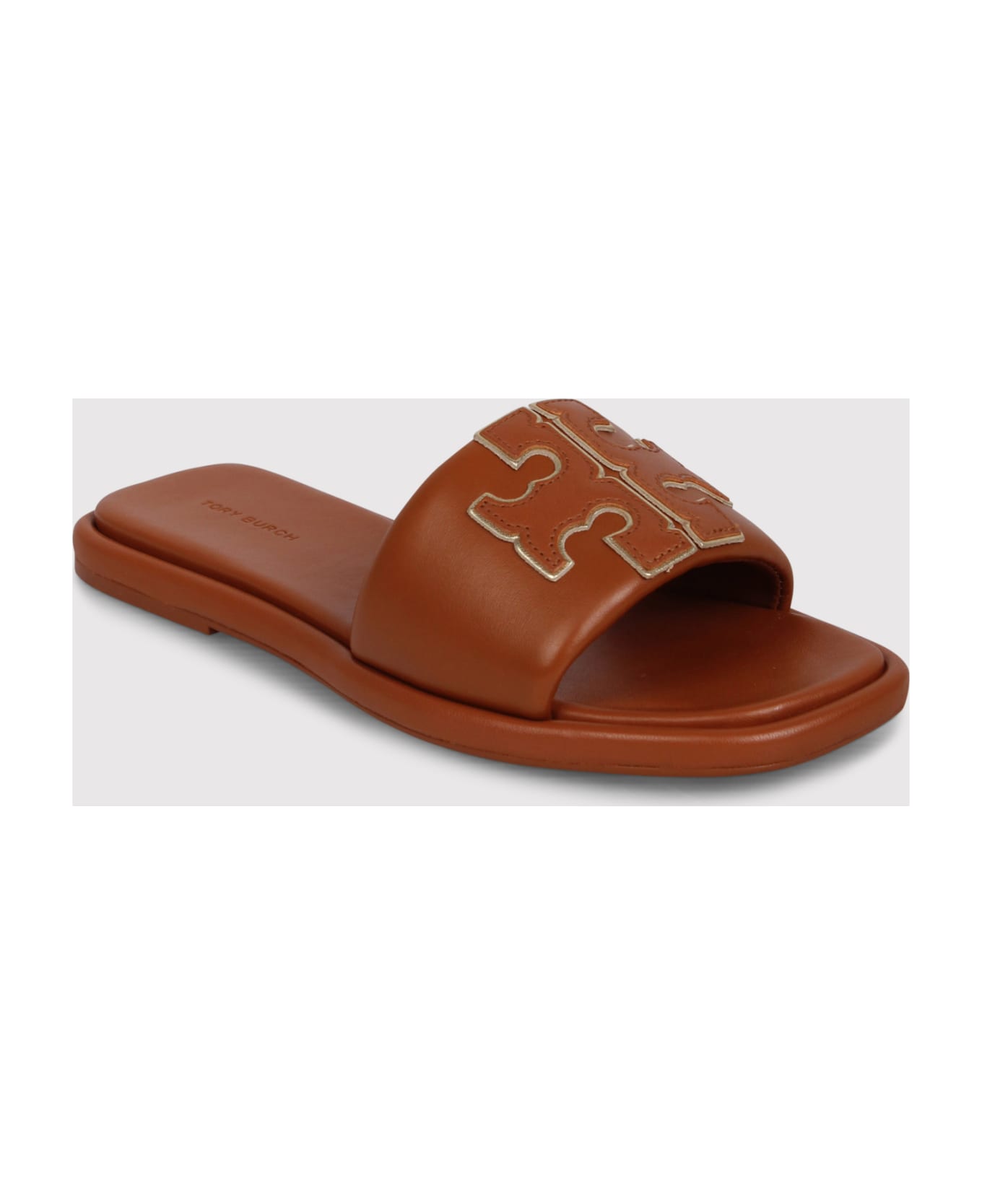 Tory Burch Double T Sport Patch Slides