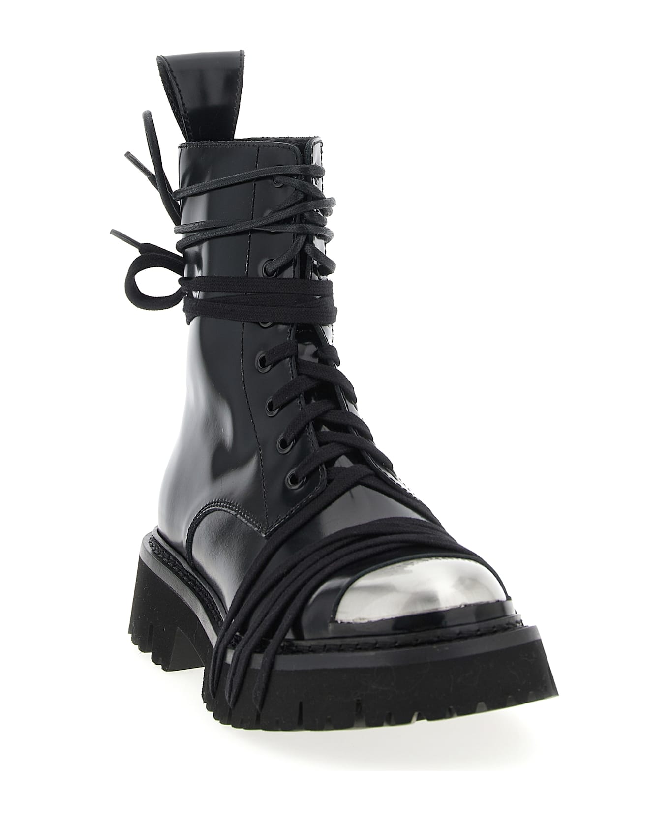 Moschino 
combat
 Combat Boots - Black  