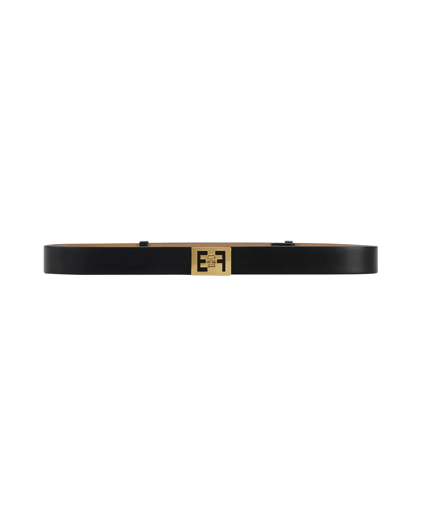 Elisabetta Franchi Logo Belt - Black