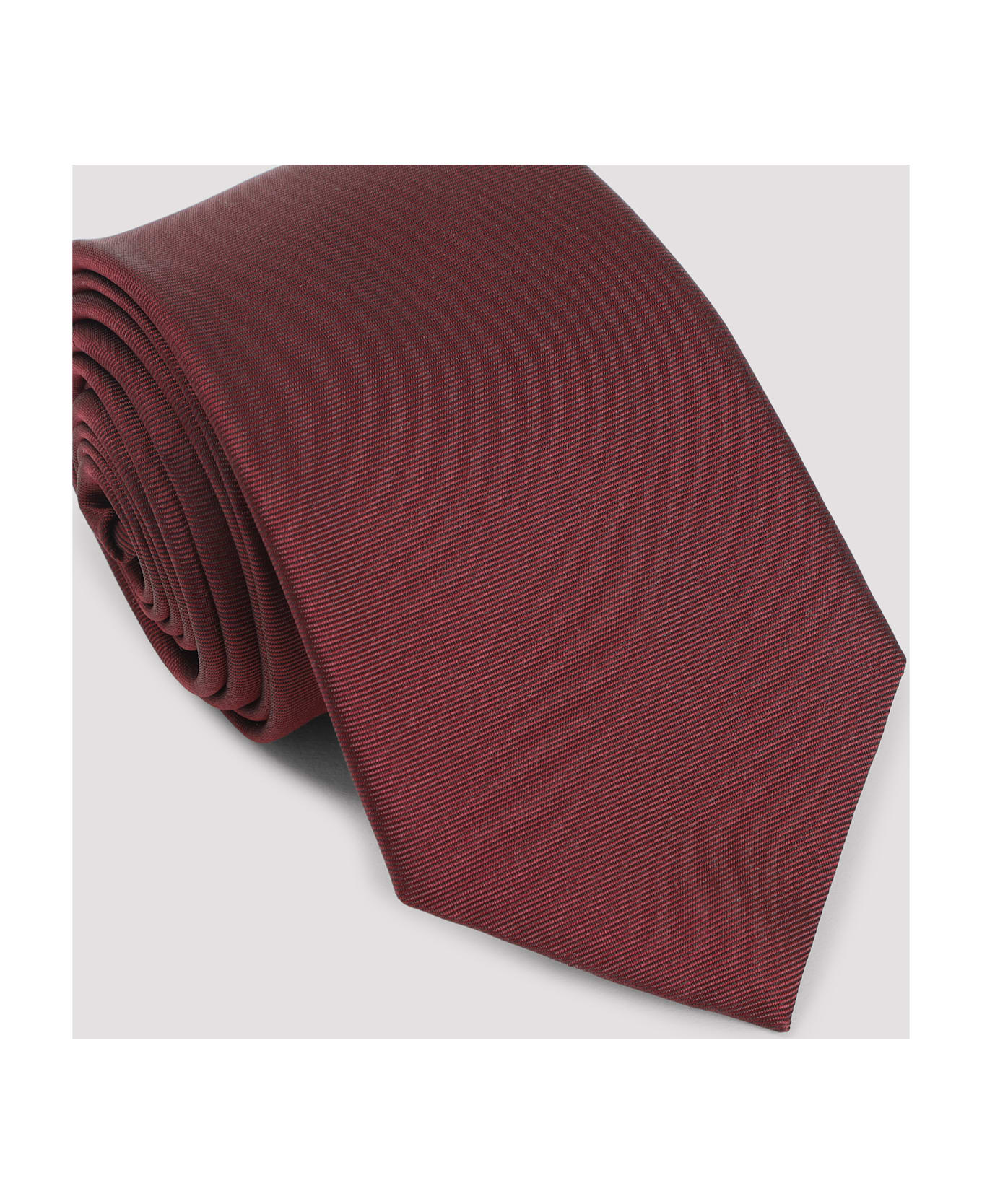 Giorgio Armani Silk Tie - Ruby