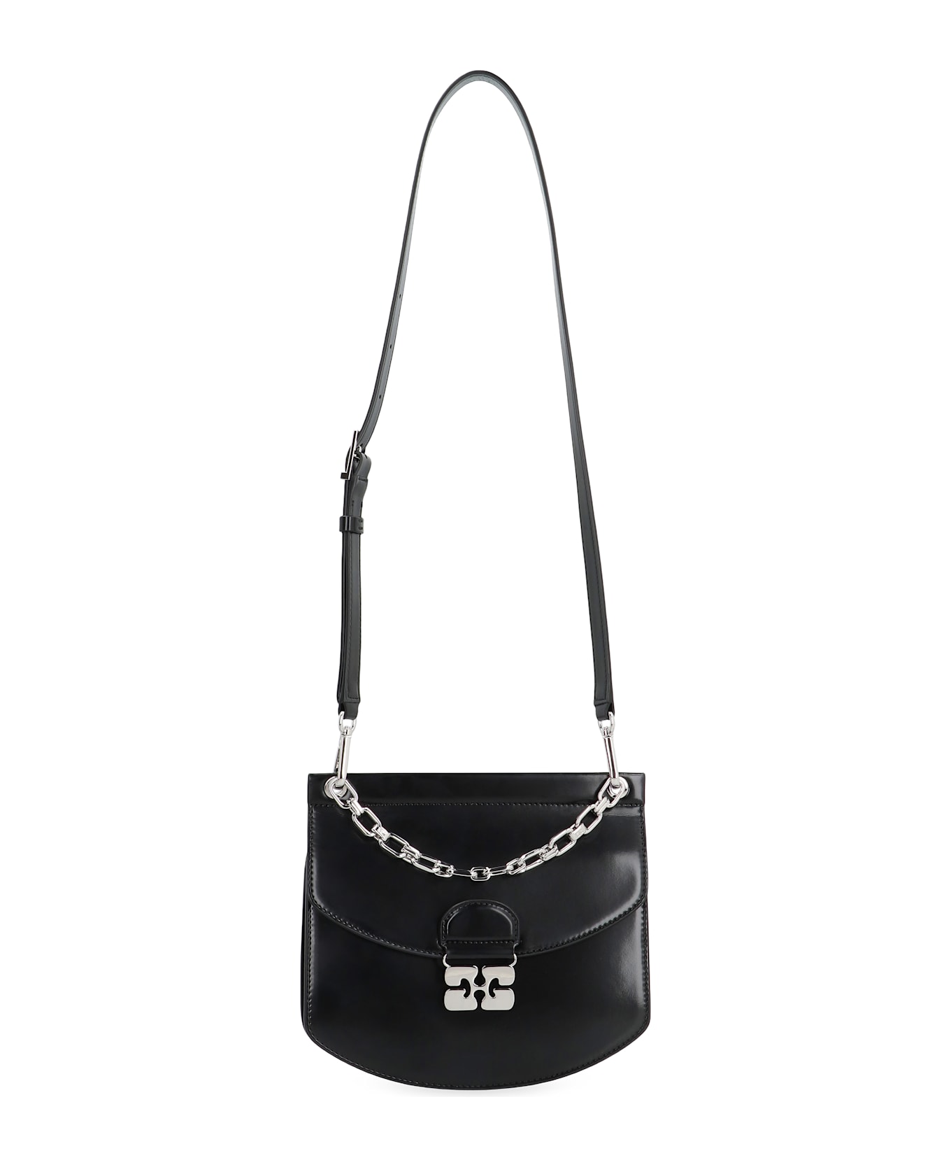 Ganni Apo-g Crossbody Bag - black