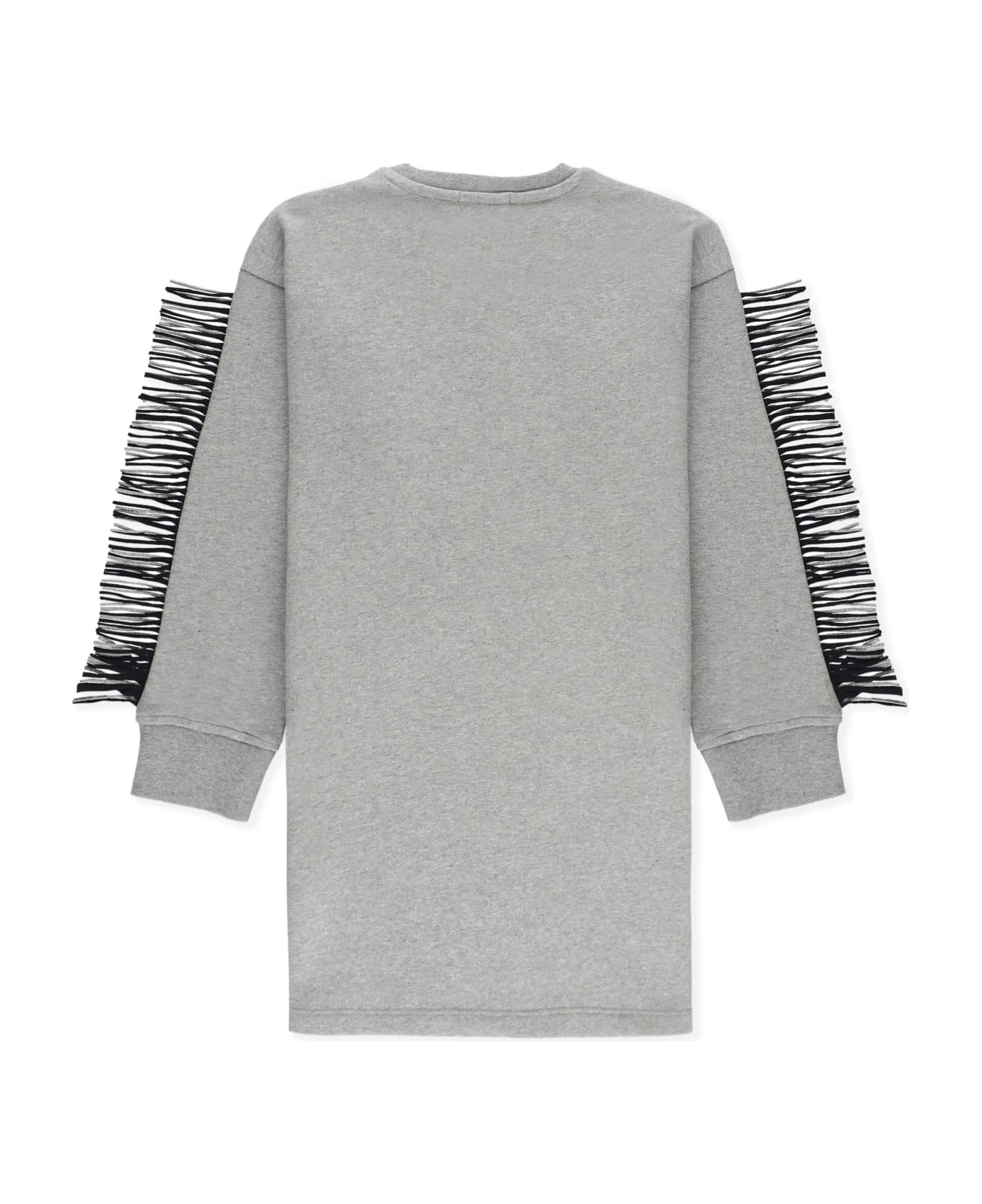 Stella McCartney Dress With Fringes - Grey