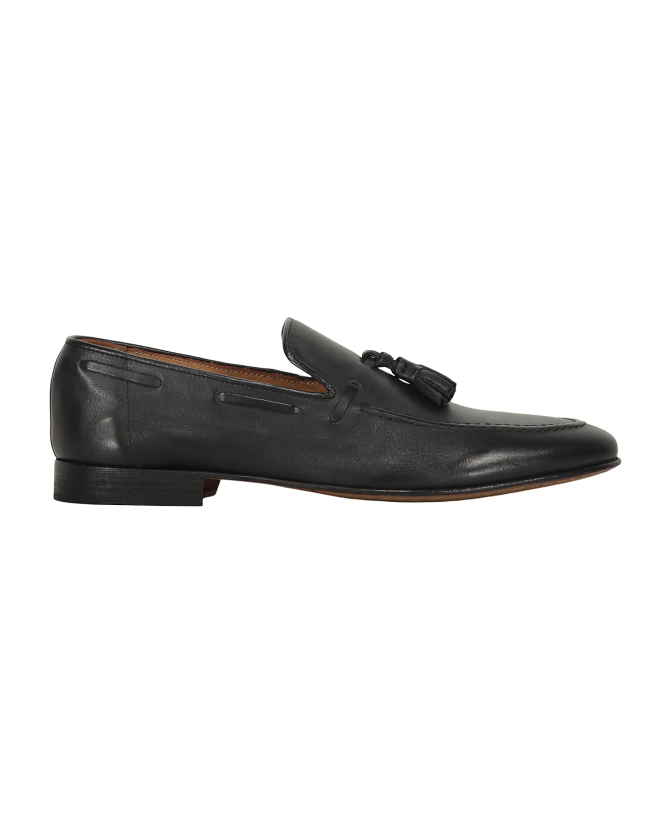 Bruno Magli Calfskin Loafers - black