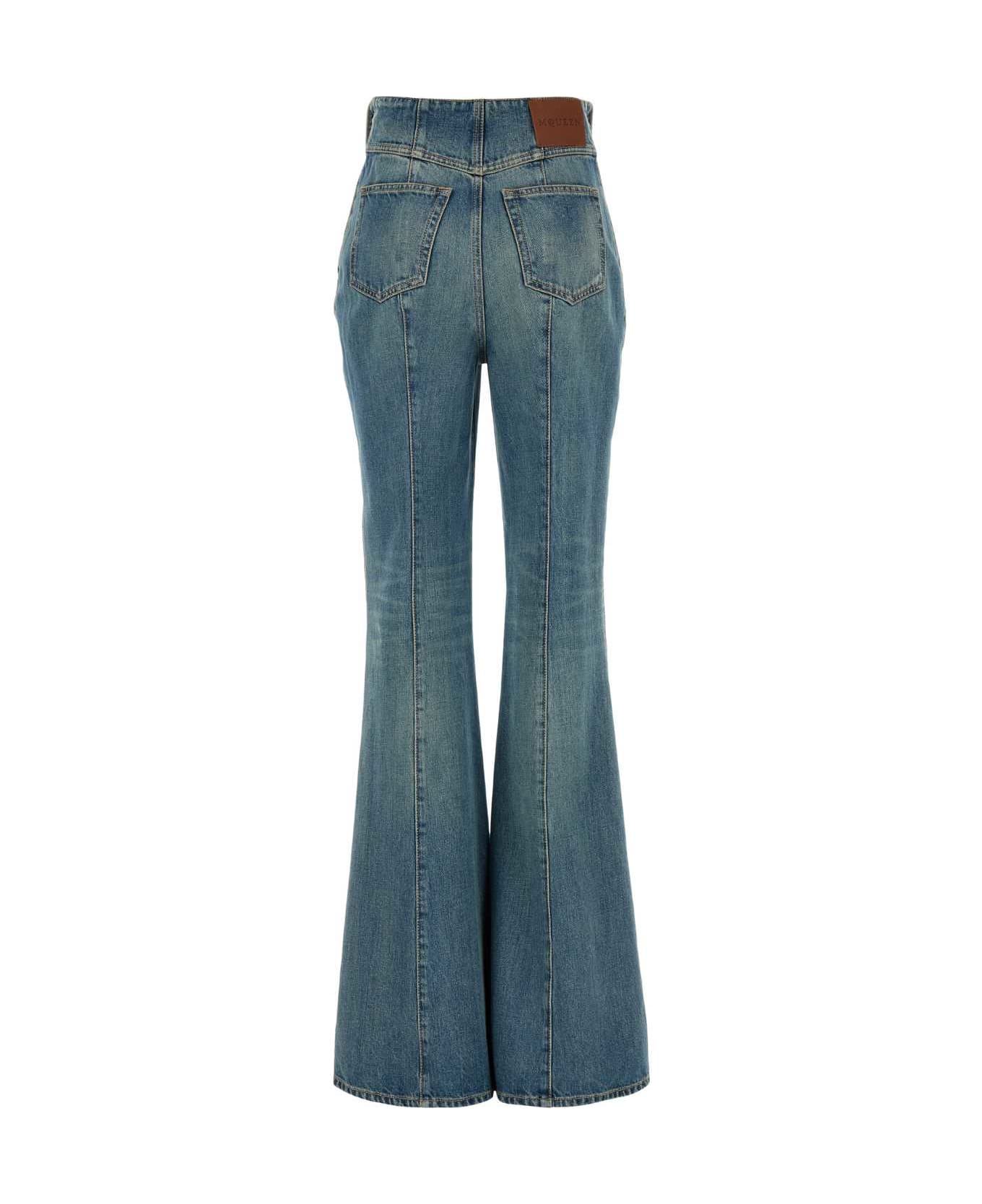 Alexander McQueen Denim Jeans - INDIGOSTONEWASHED