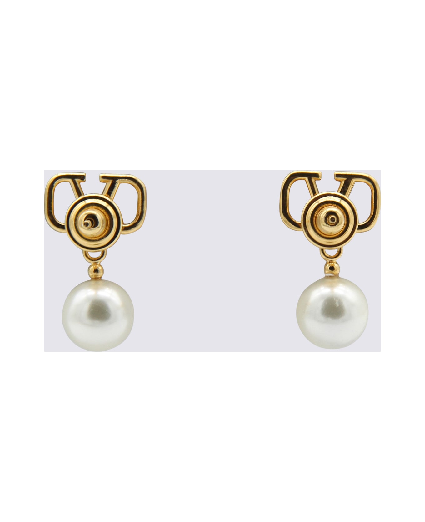 Valentino Garavani Gold Metal Earrings