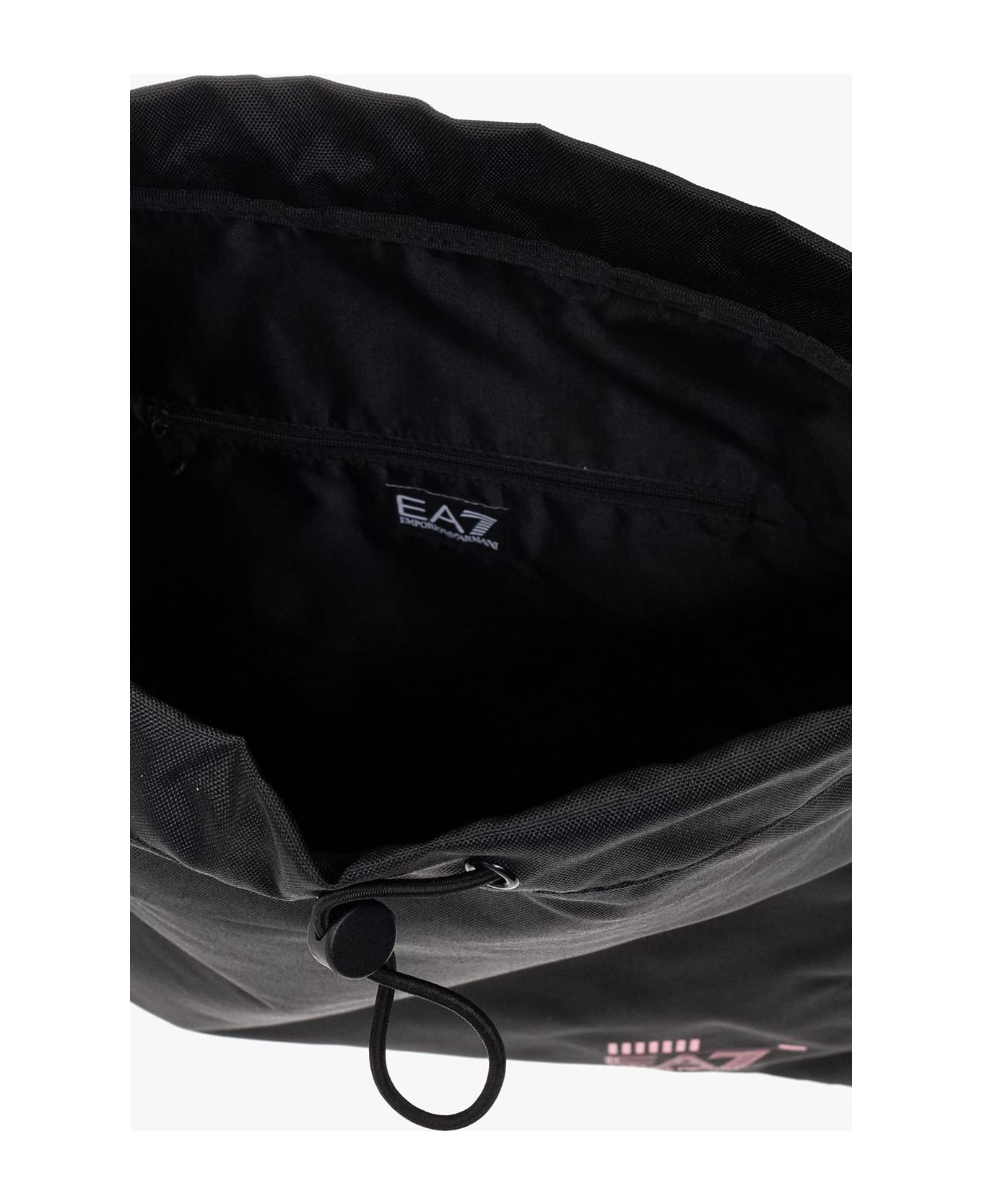 EA7 Emporio Armani 'sustainable' Collection Backpack - Black バックパック