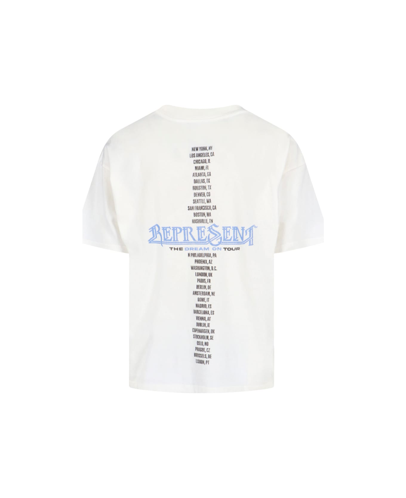 REPRESENT 'golden Tour' T-shirt - White