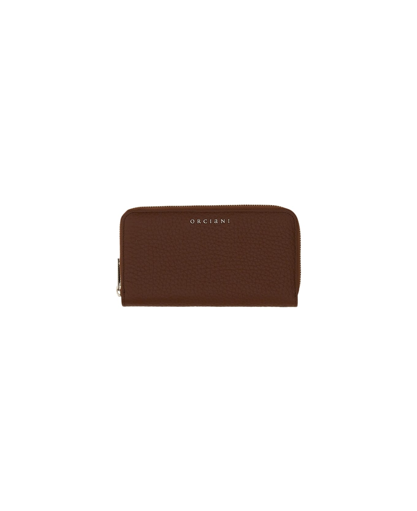 Orciani Soft Leather Wallet - BROWN