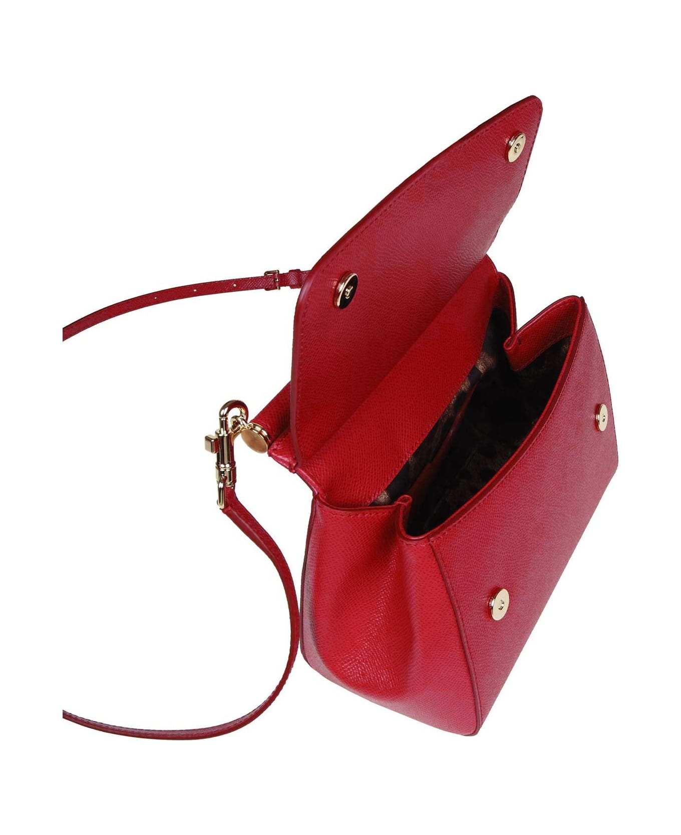 Dolce & Gabbana Sicily Soft Medium Bag in Red