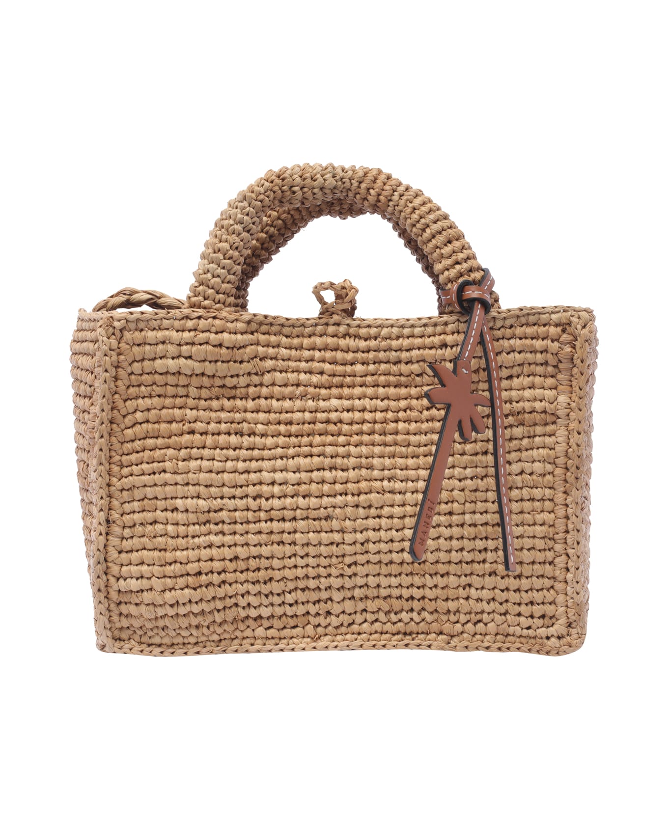 Manebi Mini Sunset Handbag - Beige