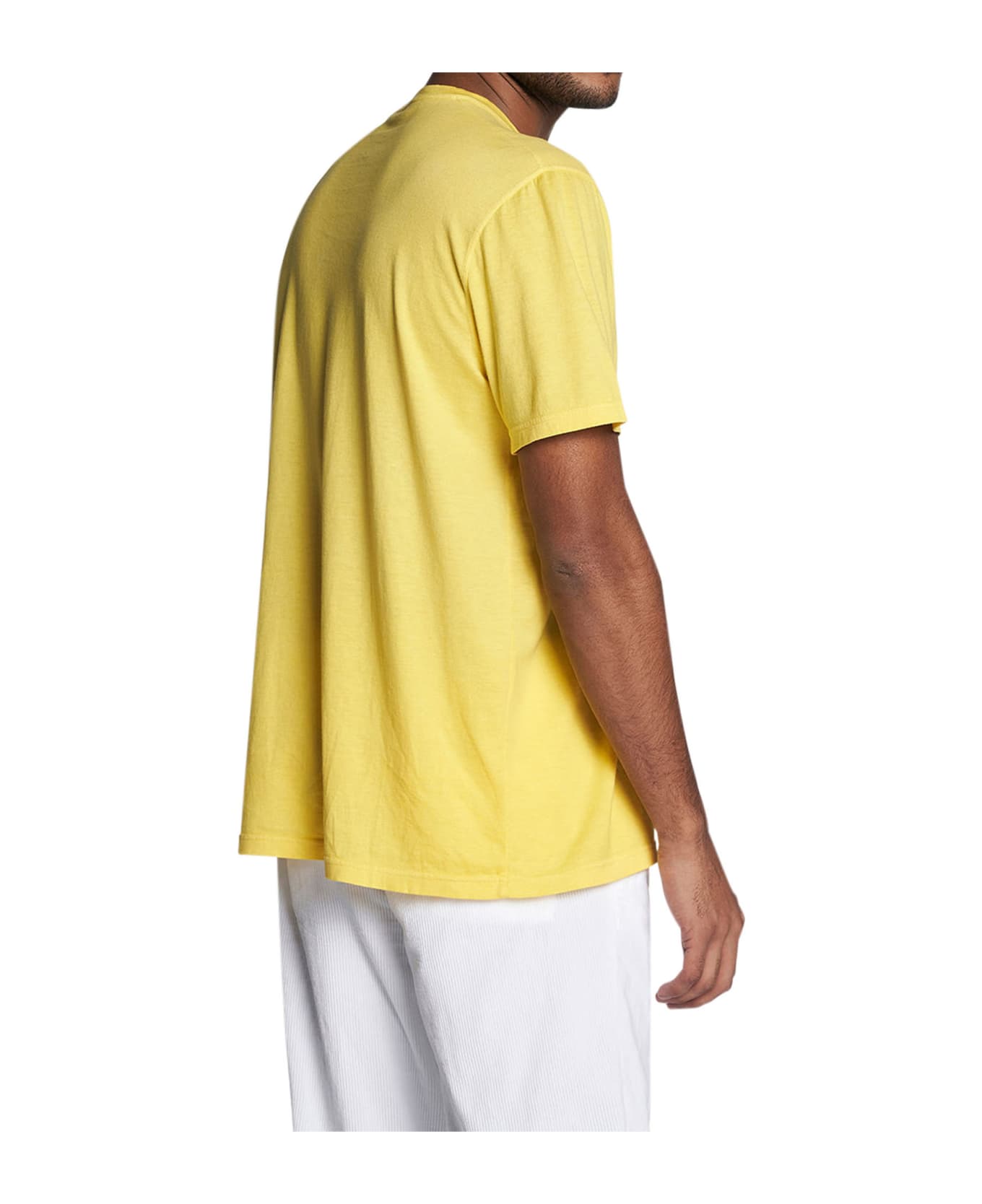 Kiton Jersey T-shirt S/s Cotton - YELLOW