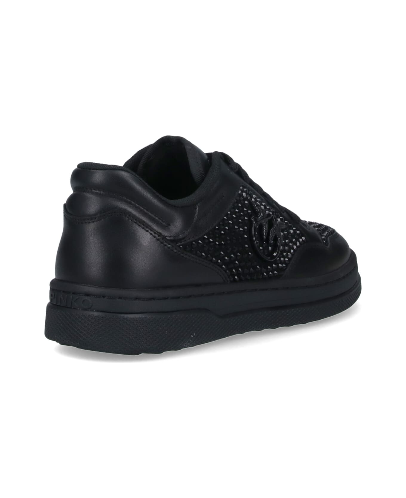 Pinko 'mandy' Rhinestone Sneakers - Black スニーカー