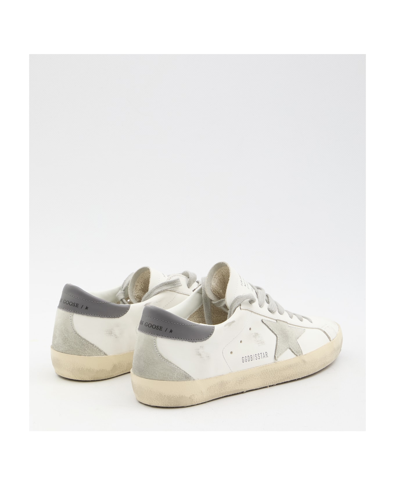 Golden Goose Super-star Sneakers - White Ice Dark Gray