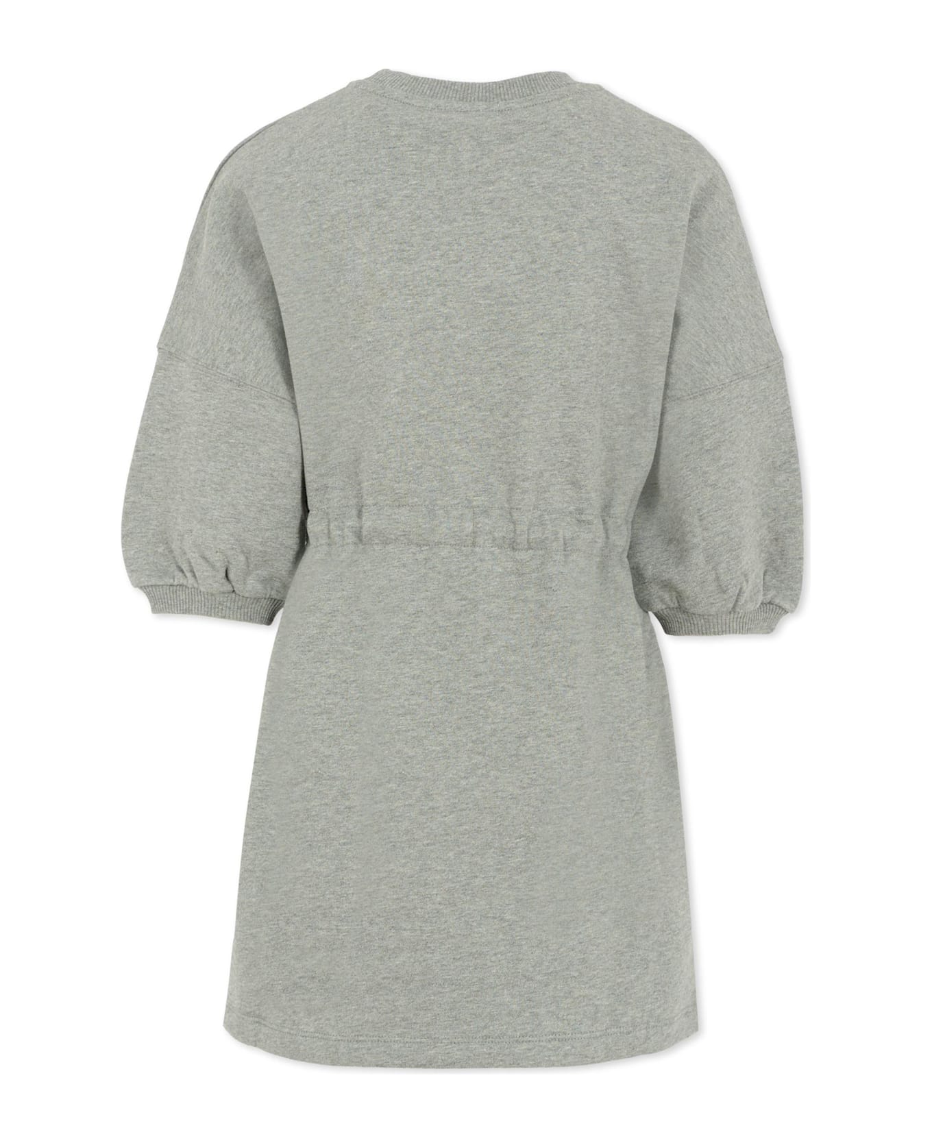 Chloé Grey Dress For Girl With Logo - Grey