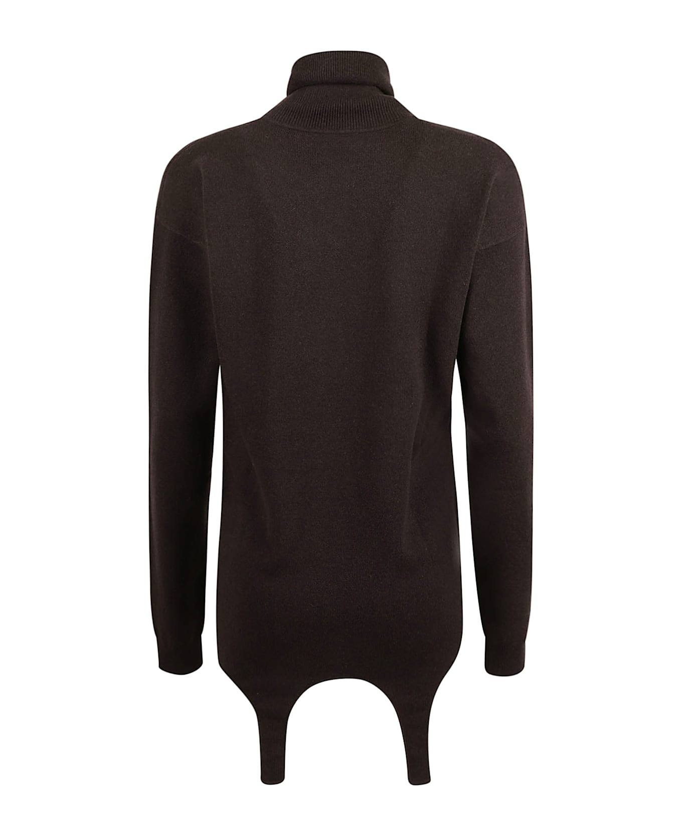 Saint Laurent Rollneck Long-sleeved Top - EBENE