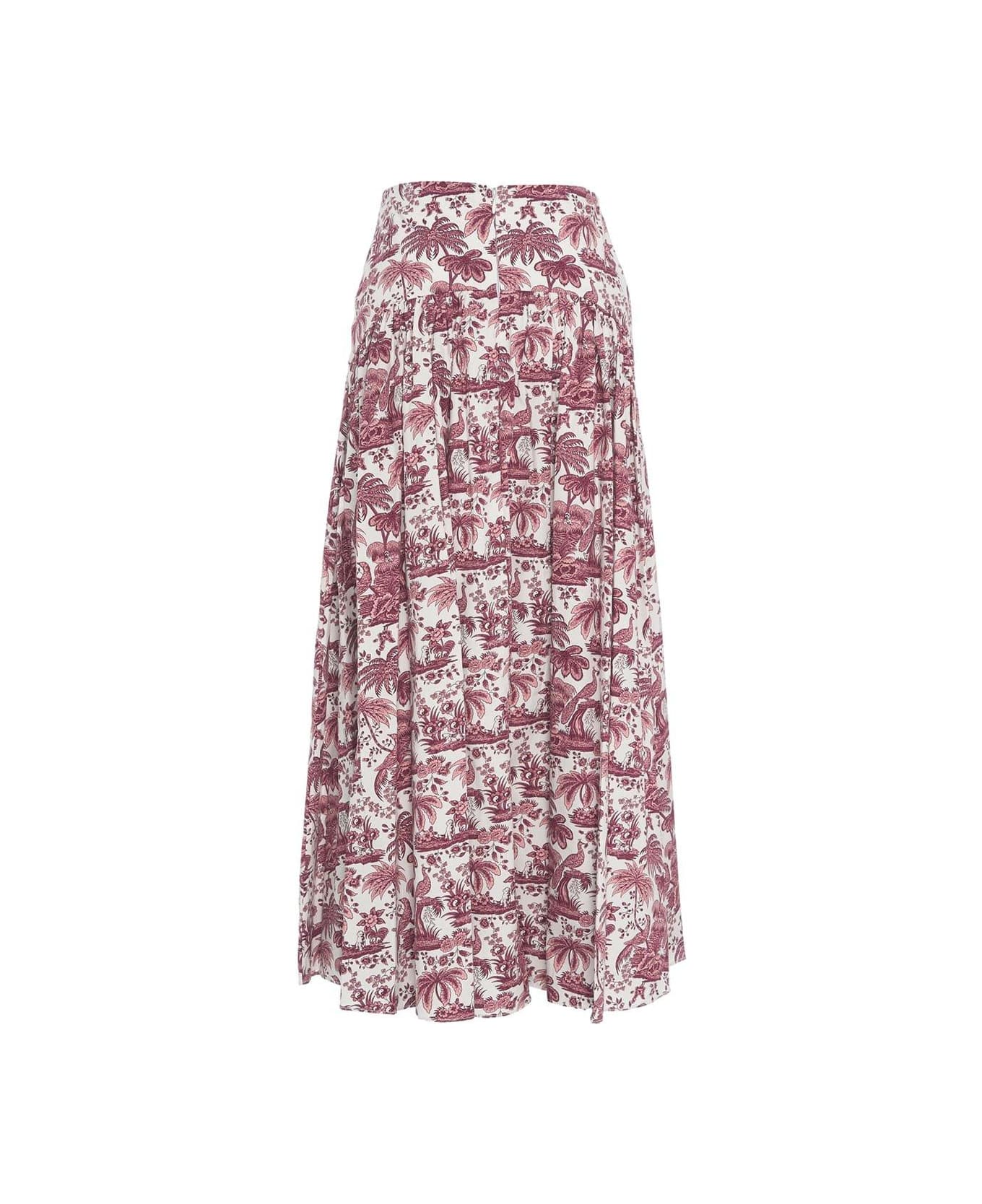 STAUD Procida Skirt - BORDEAUX