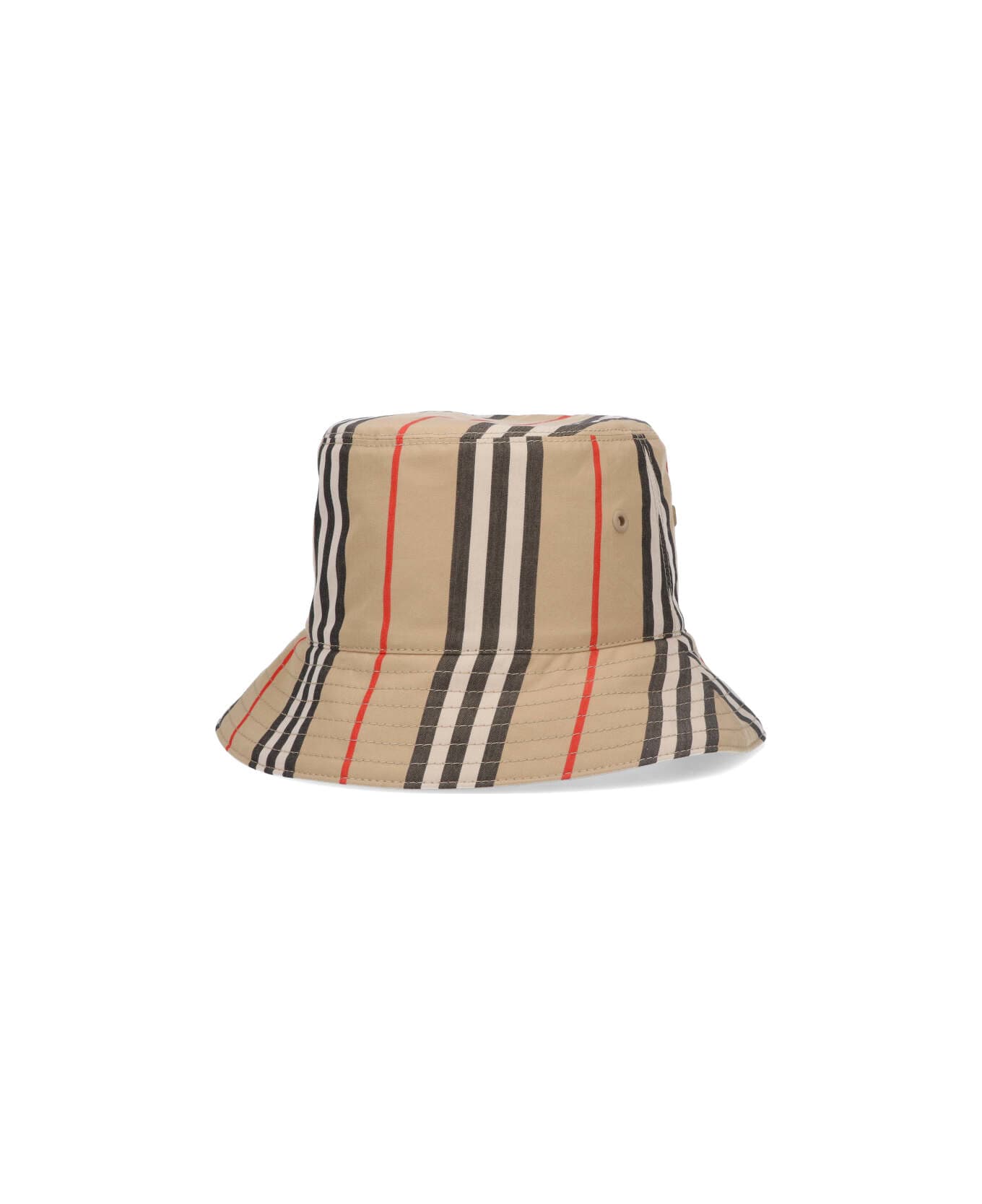 Burberry Vintage Check Cotton Bucket Hat - Beige ヘアアクセサリー