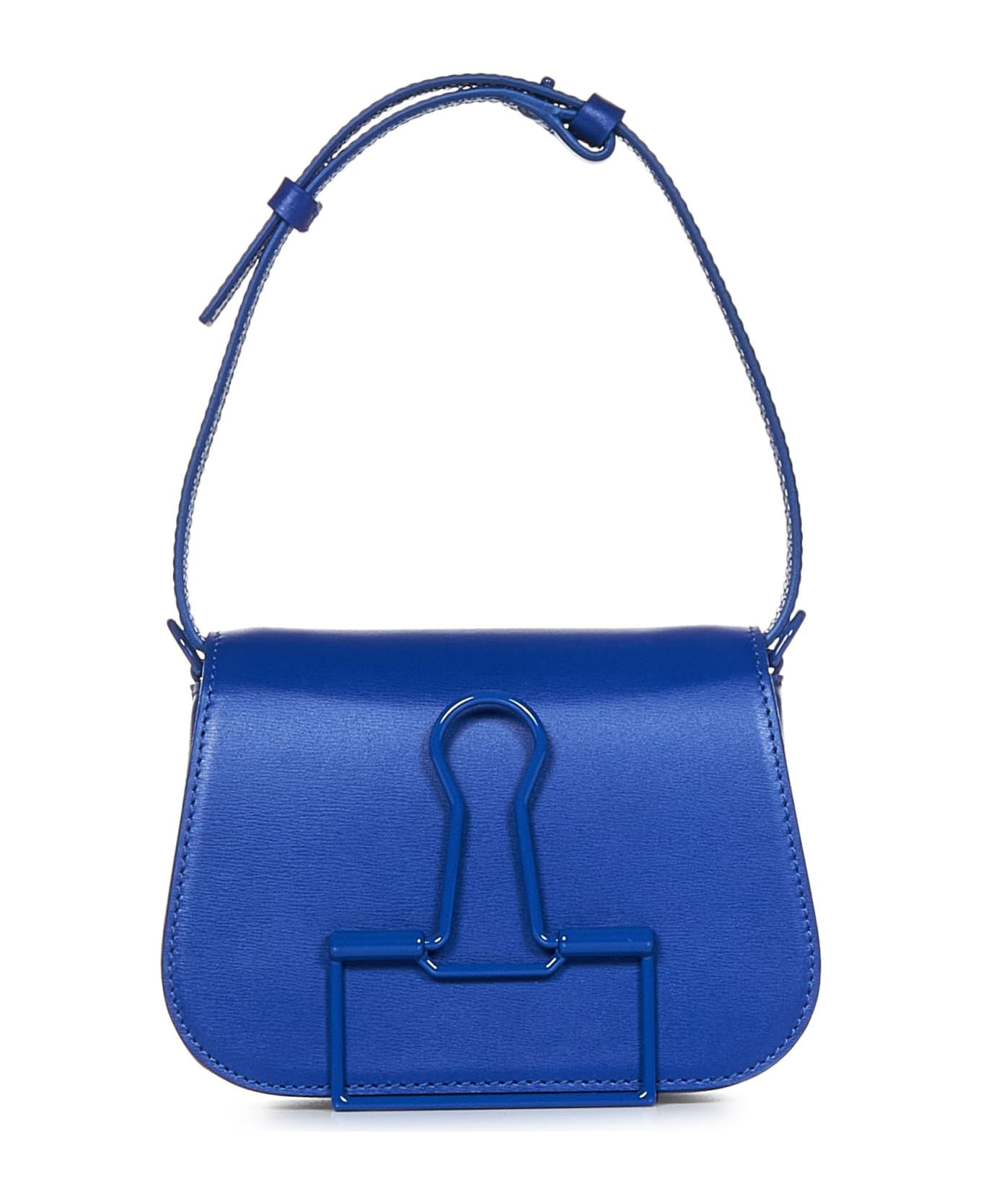 Off-White Skeleton Binder Shoulder Bag - Blue